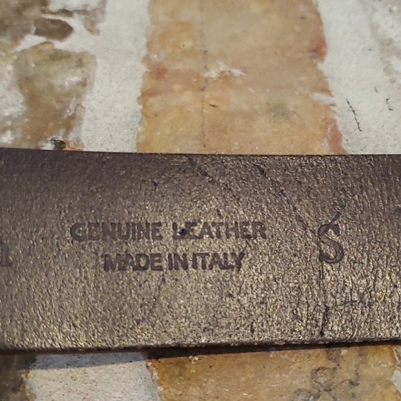 Abercrombie & Fitch Brown Leather Glitz Belt - Picture 9 of 12